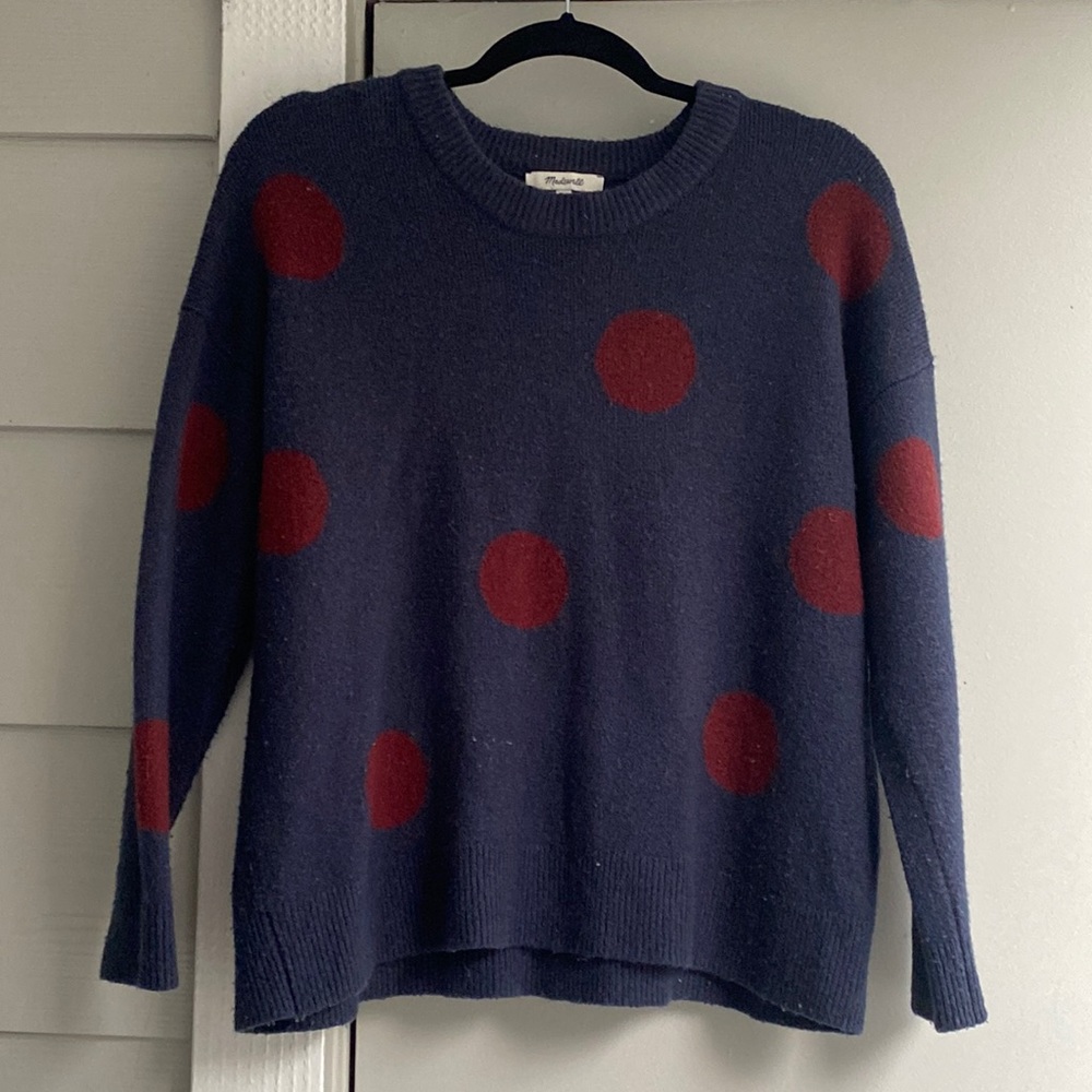 Madewell Polka dot Sweater